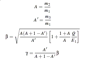 kinematics formulas