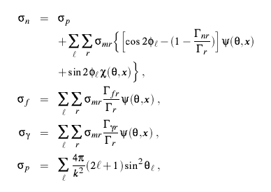 SLBW Equations