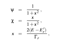 SLBW Equations